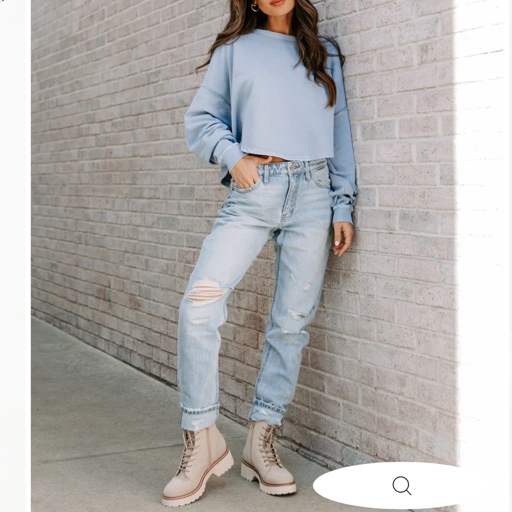 Kancan Distressed Relax Fit Jeans